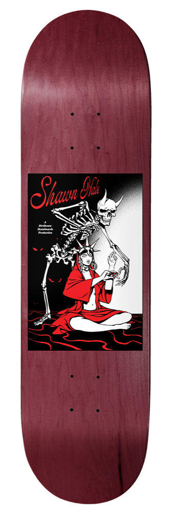 Birdhouse Shawn Hale Life Gives Death 8.5in x 32.0in Skateboard Deck