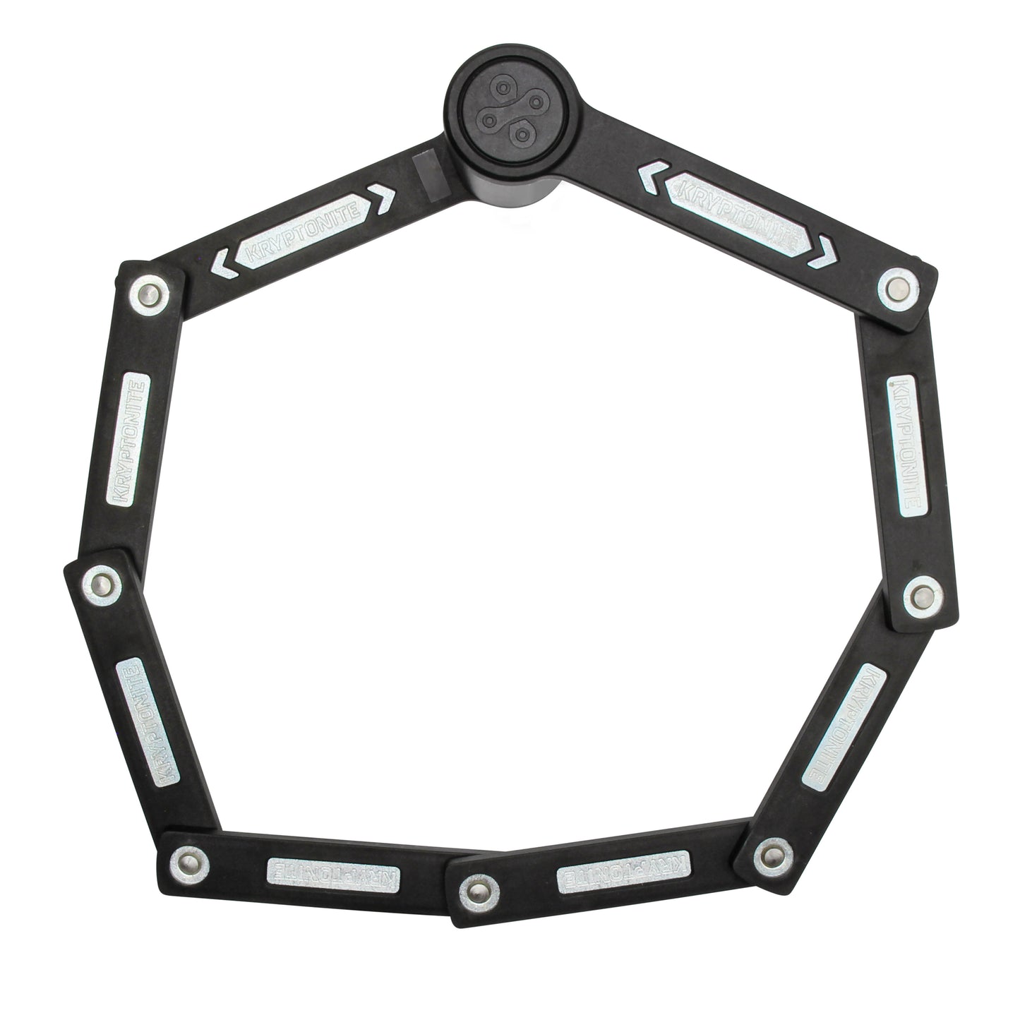 Kryptonite Keeper Mini Folding Bicycle Lock, Keyed Black