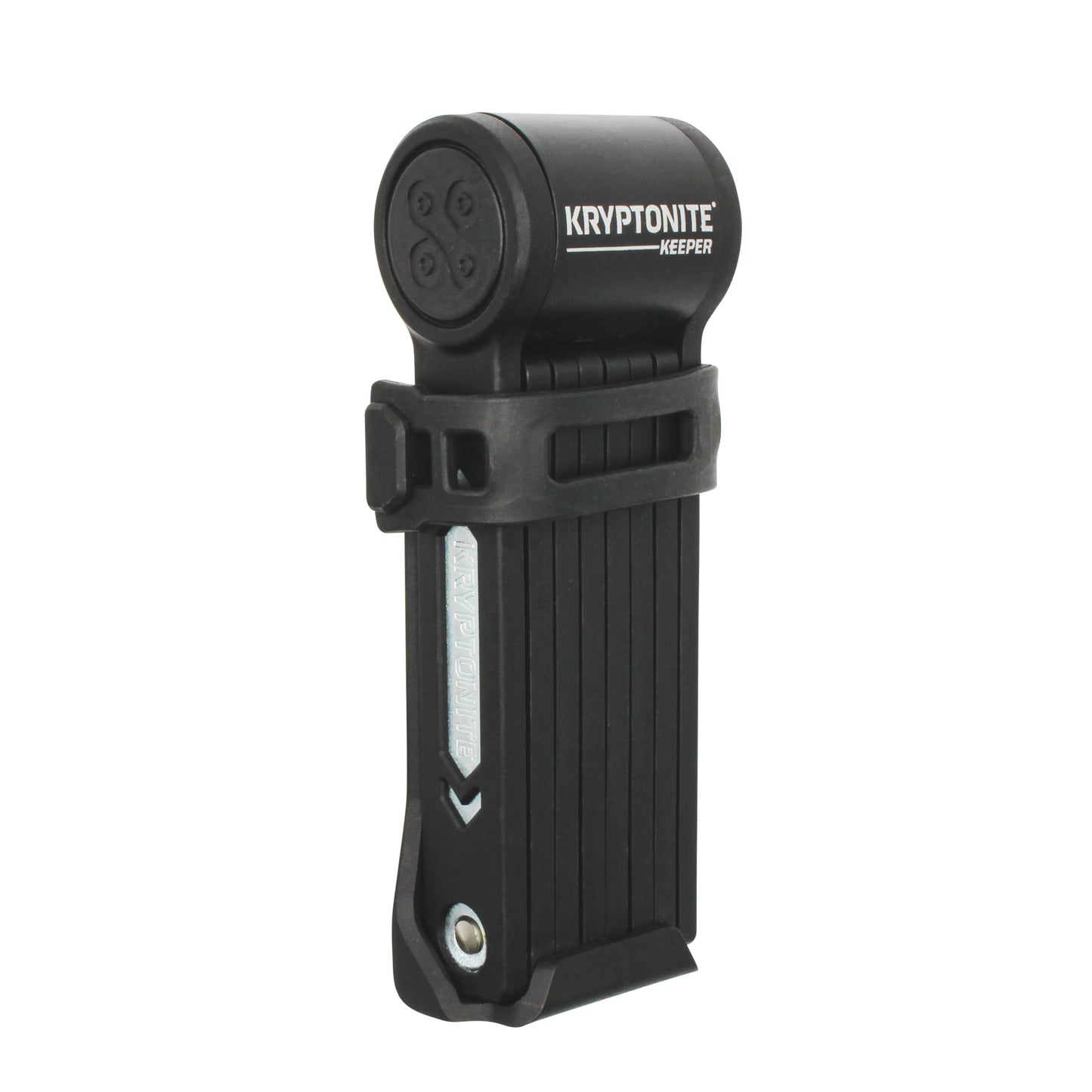Kryptonite Keeper Mini Folding Bicycle Lock, Keyed Black