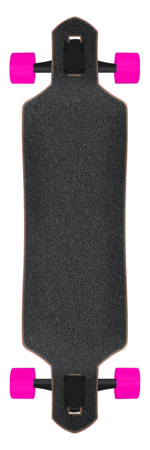 Santa Cruz Mandala Hand 9.0in x 36in Dropthru Longboard Complete