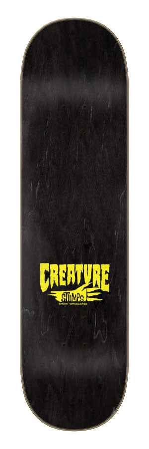 Creature Logo Outline Stumps 8.25in x 31.80in Skateboard Deck