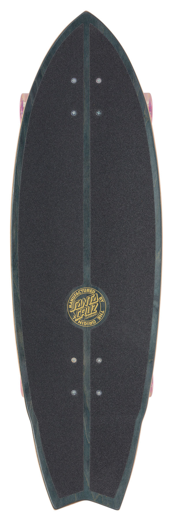 Santa Cruz Glow Dot Shark 9.85in x 31.52in Carver Surf Skate Longboard Complete