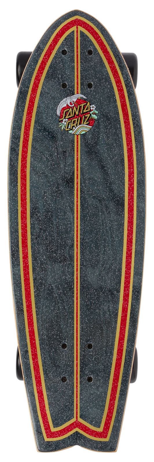 Santa Cruz Crane Dot 8.8in x 27.7in Shark Cruiser Longboard Complete