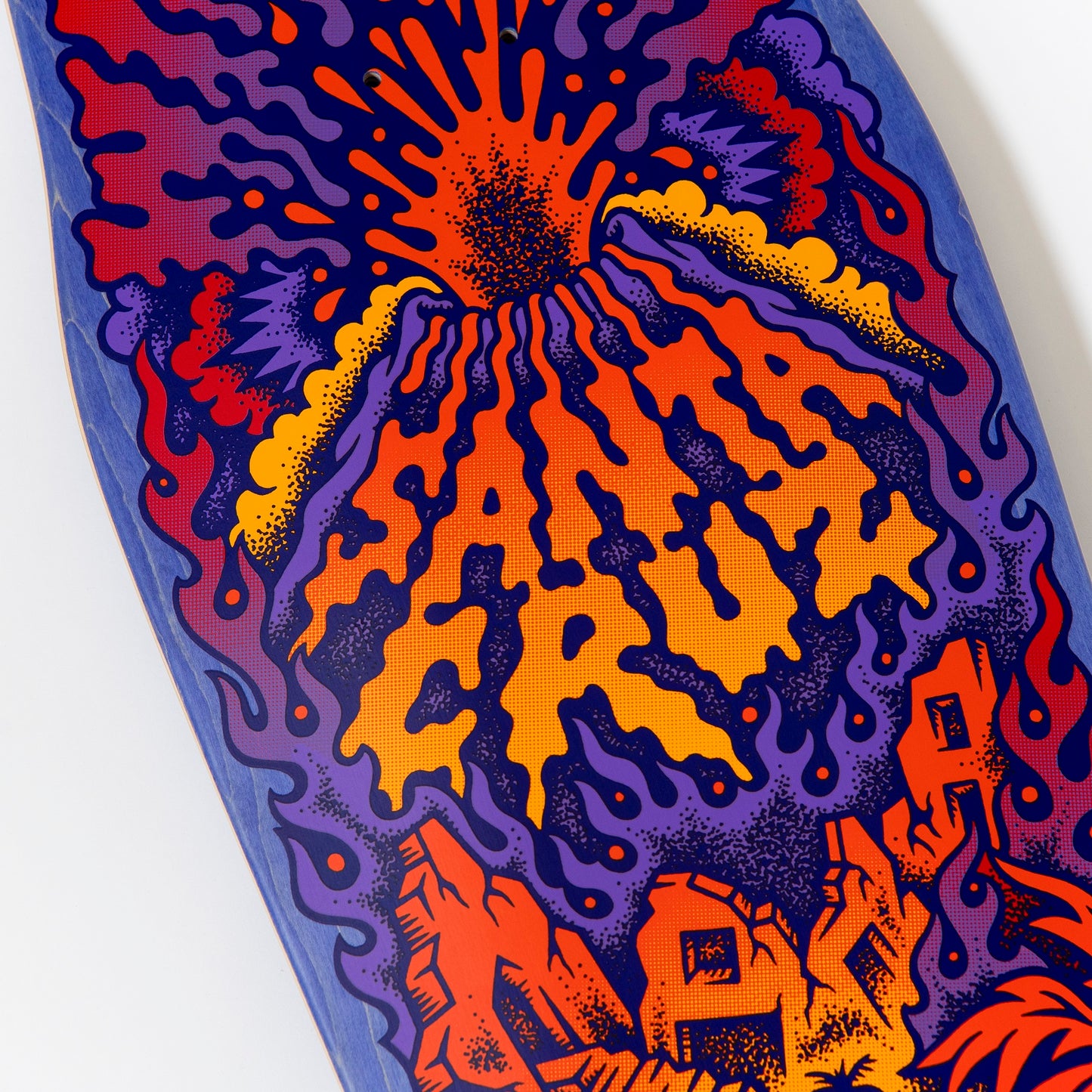 Santa Cruz Winkowski Volcano Shaped 10.34in x 30.54in Skateboard Deck