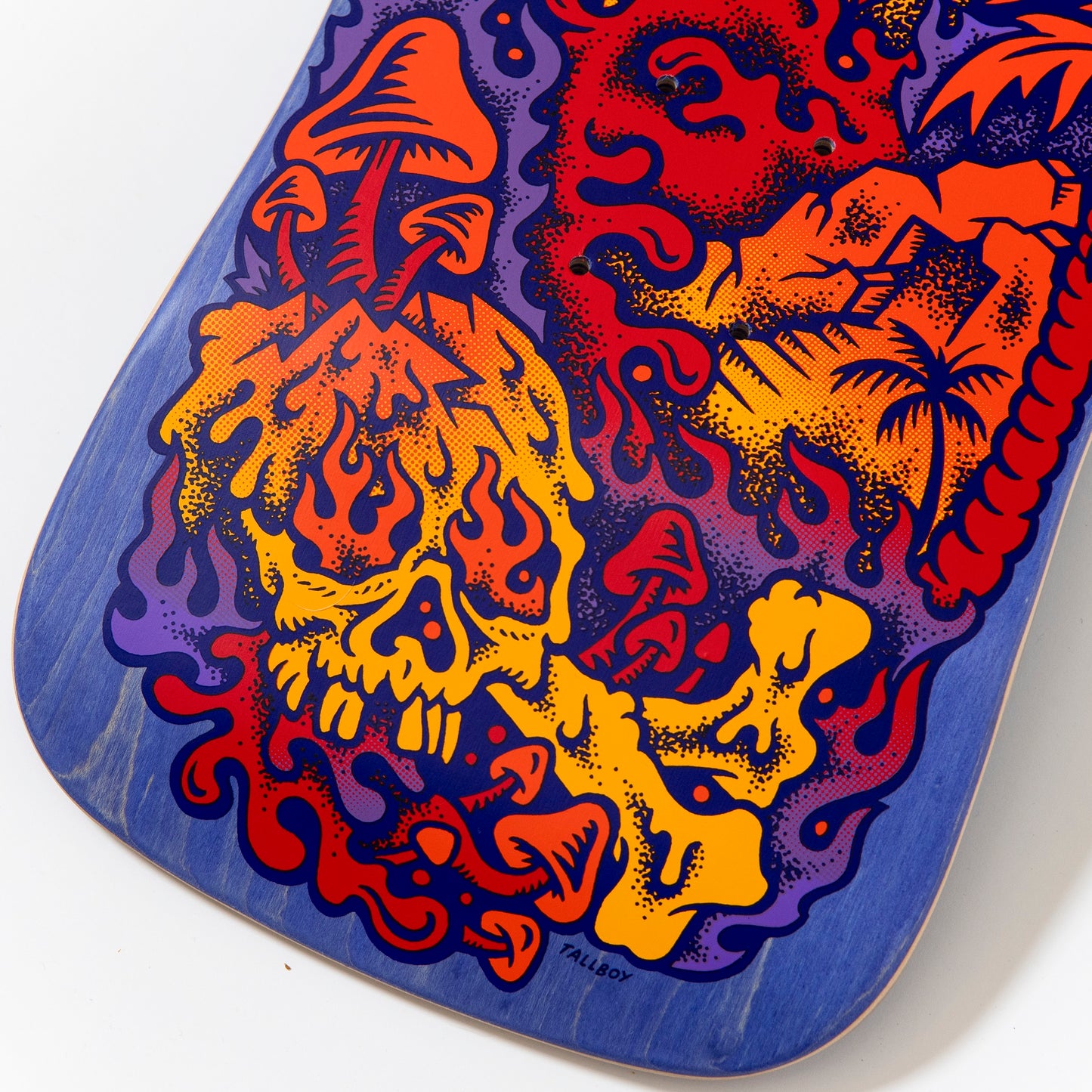 Santa Cruz Winkowski Volcano Shaped 10.34in x 30.54in Skateboard Deck
