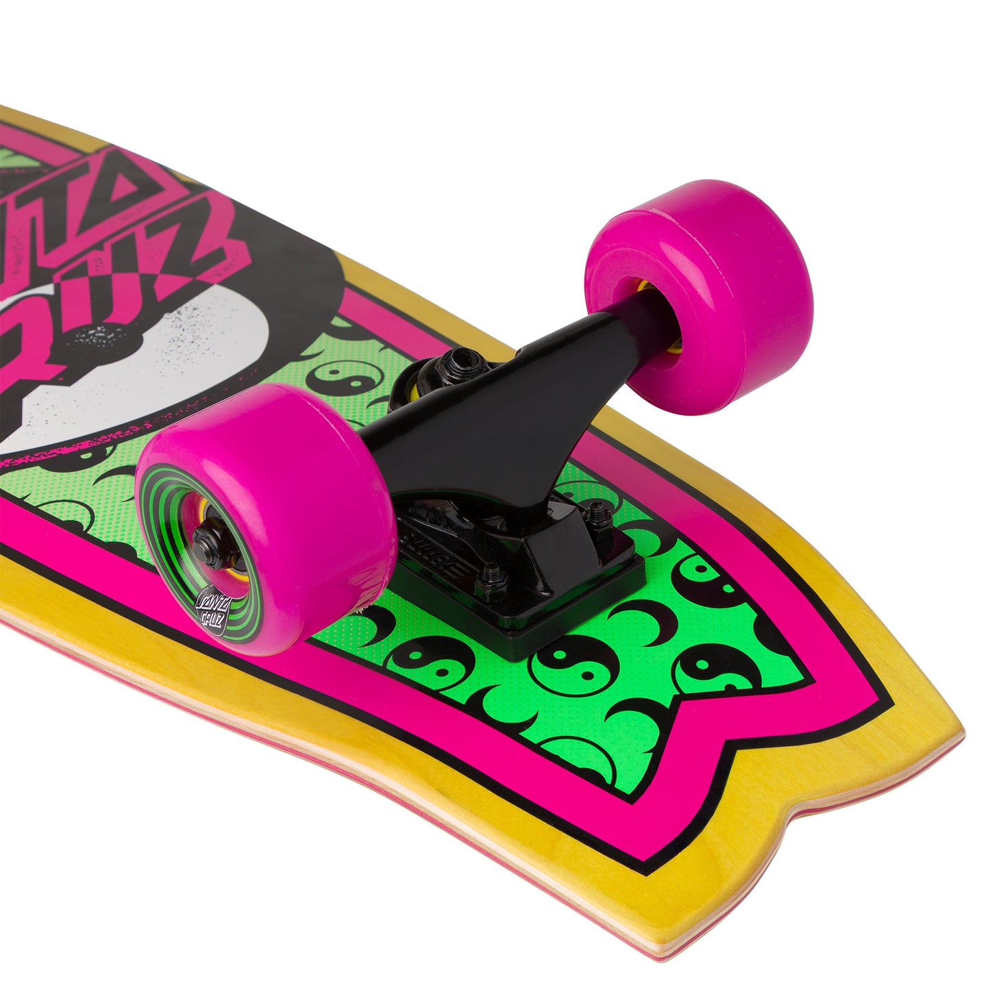 Santa Cruz Yin Yang Dot 8.8in x 27.7in Shark Cruiser Longboard Complete