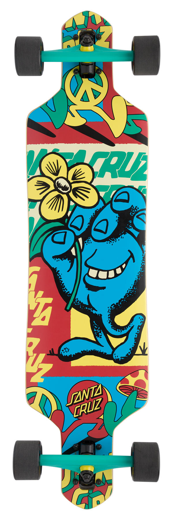 Santa Cruz Journey 9.0" x 36"in Drop Through Longboard Complete