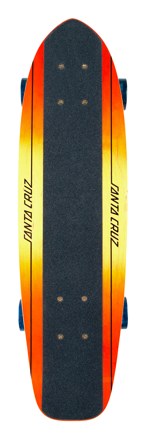 Santa Cruz 5-Ply Kicktail 7.45in x 27.04in Retro Mini Cruiser Longboard Complete
