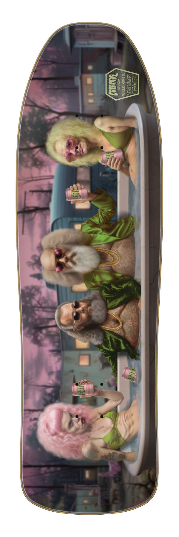 Creature Kimbel Manor VX 9.35in x 31.7in Pro Skateboard Deck