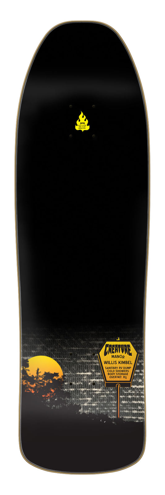 Creature Kimbel Manor VX 9.35in x 31.7in Pro Skateboard Deck