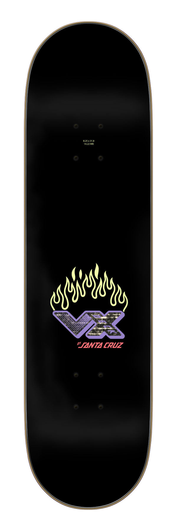 Santa Cruz McCoy Space Chick VX Deck 8.25in x 31.83in Skateboard Deck