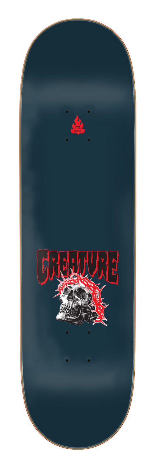 Creature Baekkel Metal XX Pro 8.51in x 31.88in Skateboard Deck
