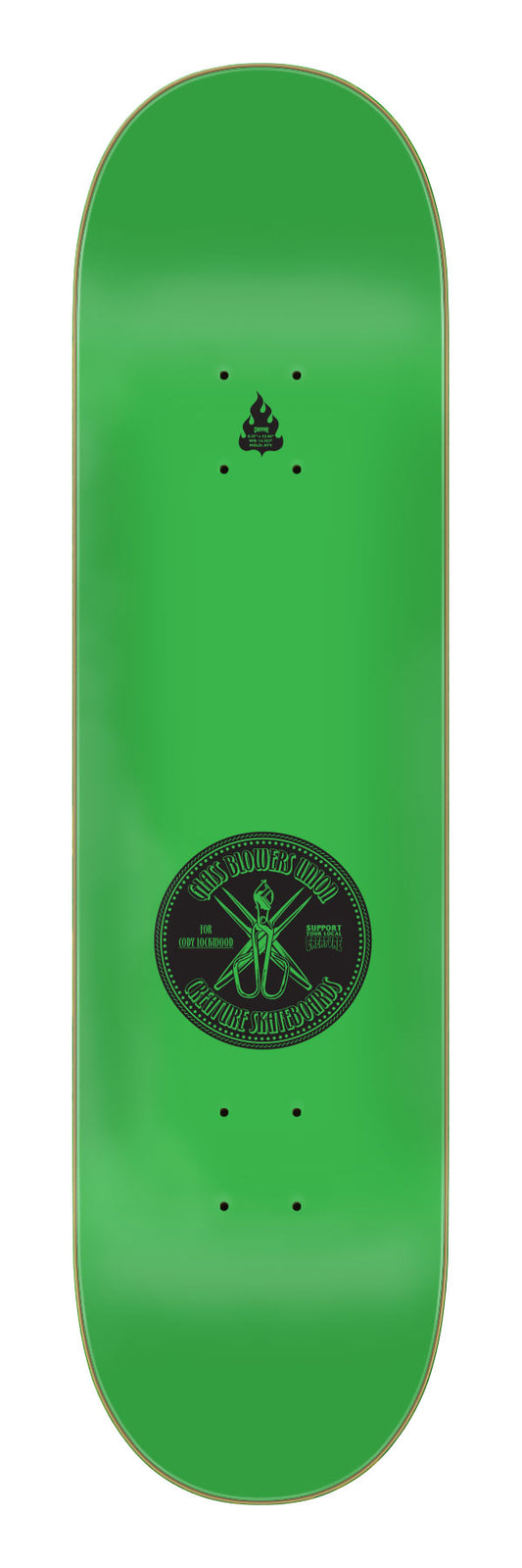 Creature Lockwood Fumes Pro 8.00in x 31.8in Skateboard Deck