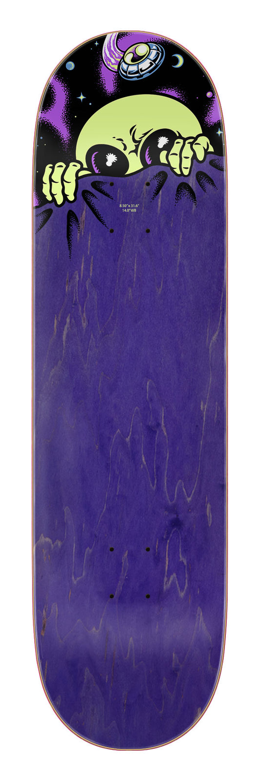 Santa Cruz Knibbs Invasion Hand Pro 8.50in x 31.60in Skateboard Deck