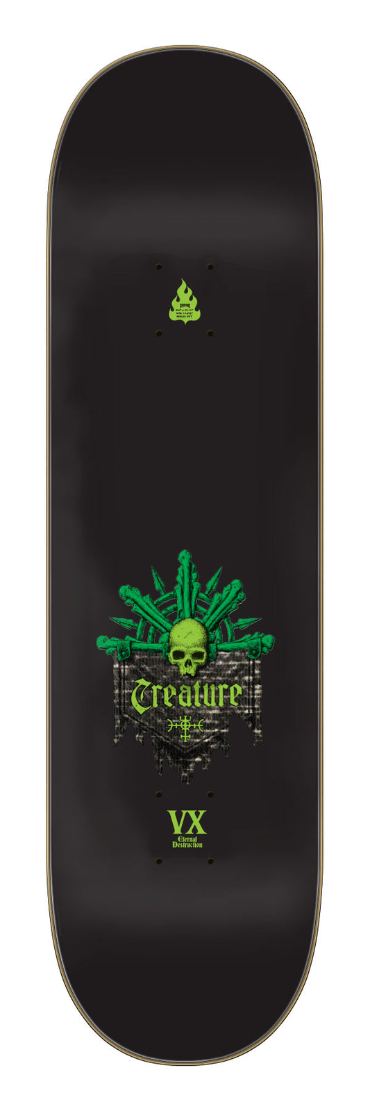 Creature Worthington Messenger VX 8.6in x 32.11in Skateboard Deck