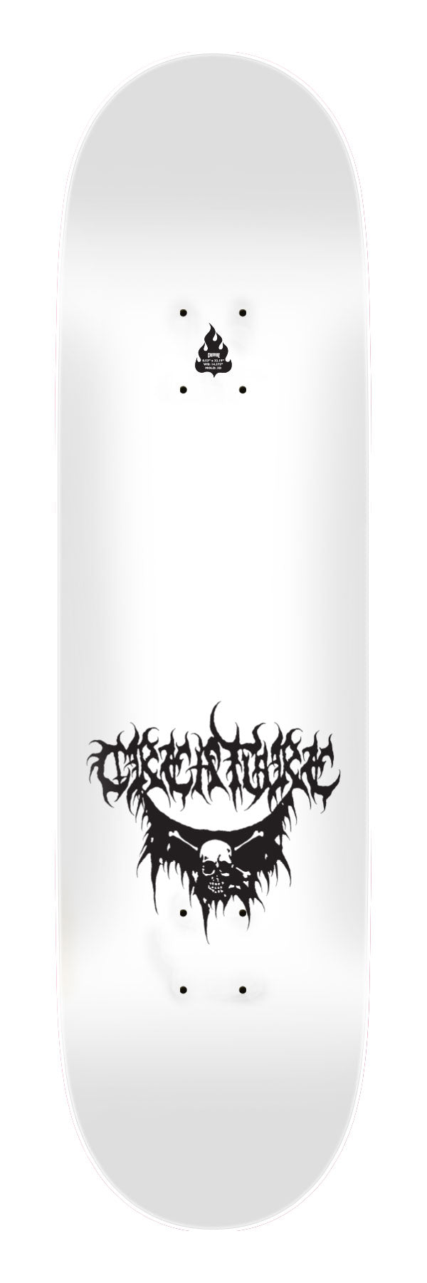 Creature Raffin BLKMTL Pro 8.53in x 32.19in Skateboard Deck