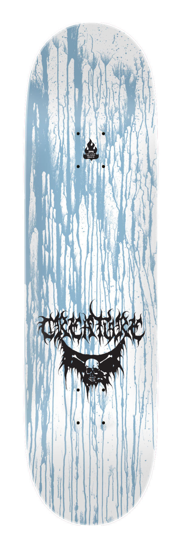Creature Raffin BLKMTL Pro 8.53in x 32.19in Skateboard Deck