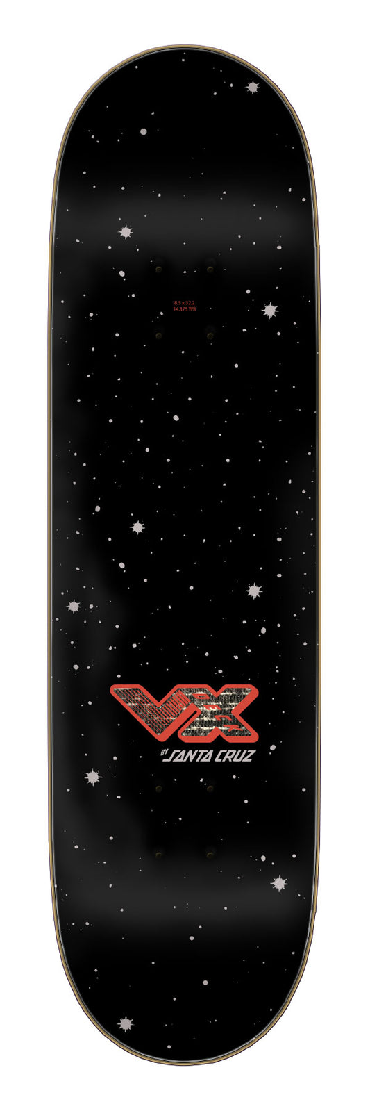 Santa Cruz Wooten Part One VX 8.5in x 32.2in Skateboard Deck