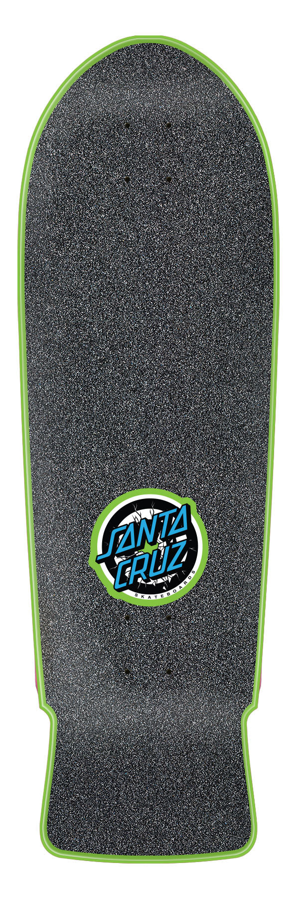 Santa Cruz Roskopp One 10.0in x 31.4in Shaped Cruzer Longboard Complete
