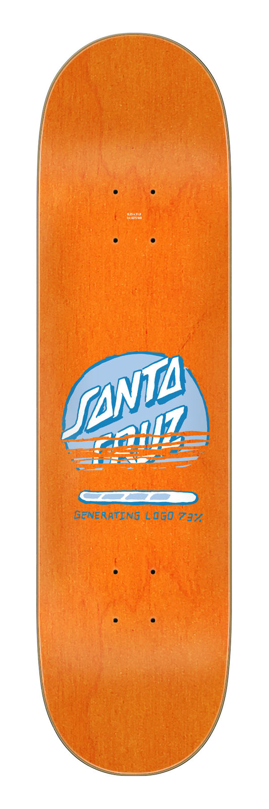 Santa Cruz Self Destruct Birch 8.25in x 31.8in Skateboard Deck