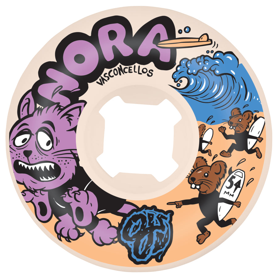 OJ Wheels Nora Vasconcellos Surfs Up 2 Elite EZ EDGE 54mm 101a Skateboard Wheels