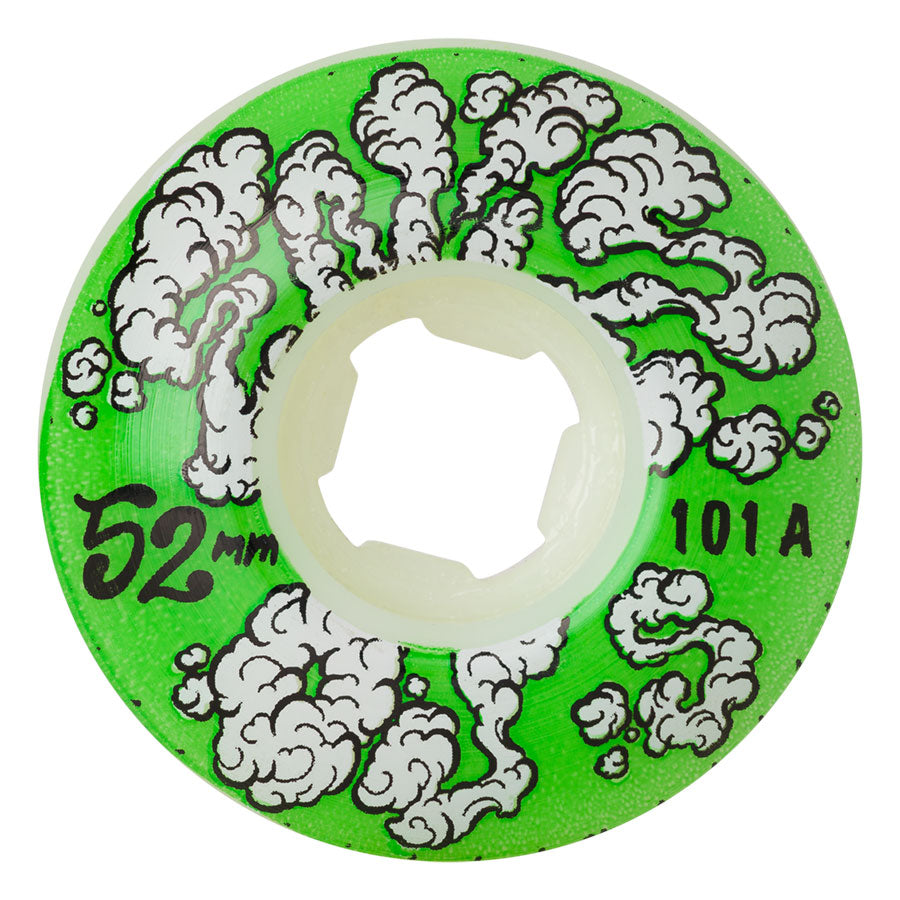 OJ Wheels Eniz Fazliov Original EZ Edge 52mm 101a Skateboard Wheels White Green