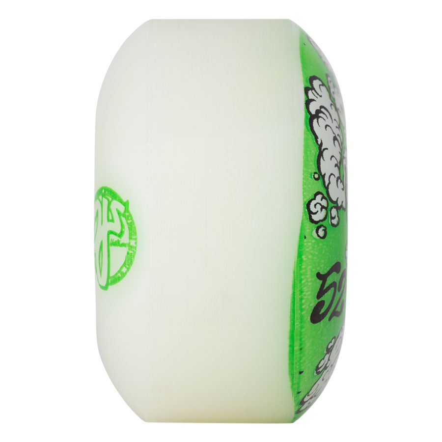 OJ Wheels Eniz Fazliov Original EZ Edge 52mm 101a Skateboard Wheels White Green
