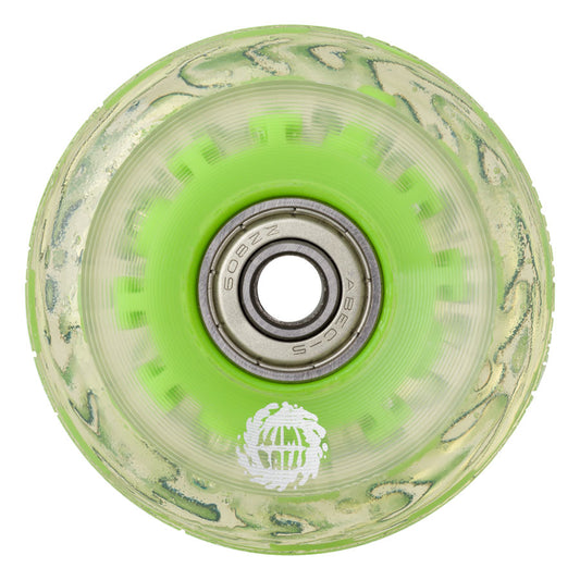 Slime Balls Wheels OG Slime 60mm 78a Green LED Light Ups Cruiser Skate Wheels