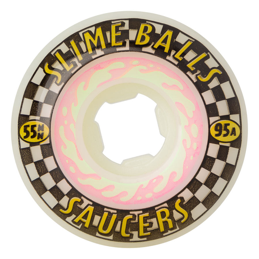 Slime Balls Wheels Saucers 55mm 95a Skateboard Wheels
