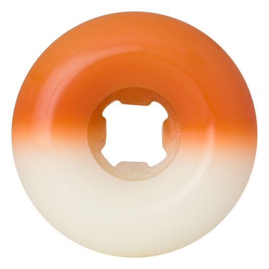 Slime Balls Wheels Hairballs 50-50 White/Orange 56mm 95a Skateboard Wheels