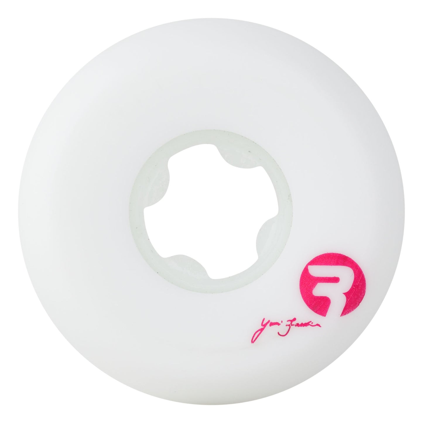 Ricta Wheels 53mm 101a Facchini Orbital Naturals White Metallic Red Mid Skateboard Wheels (Set of 4)