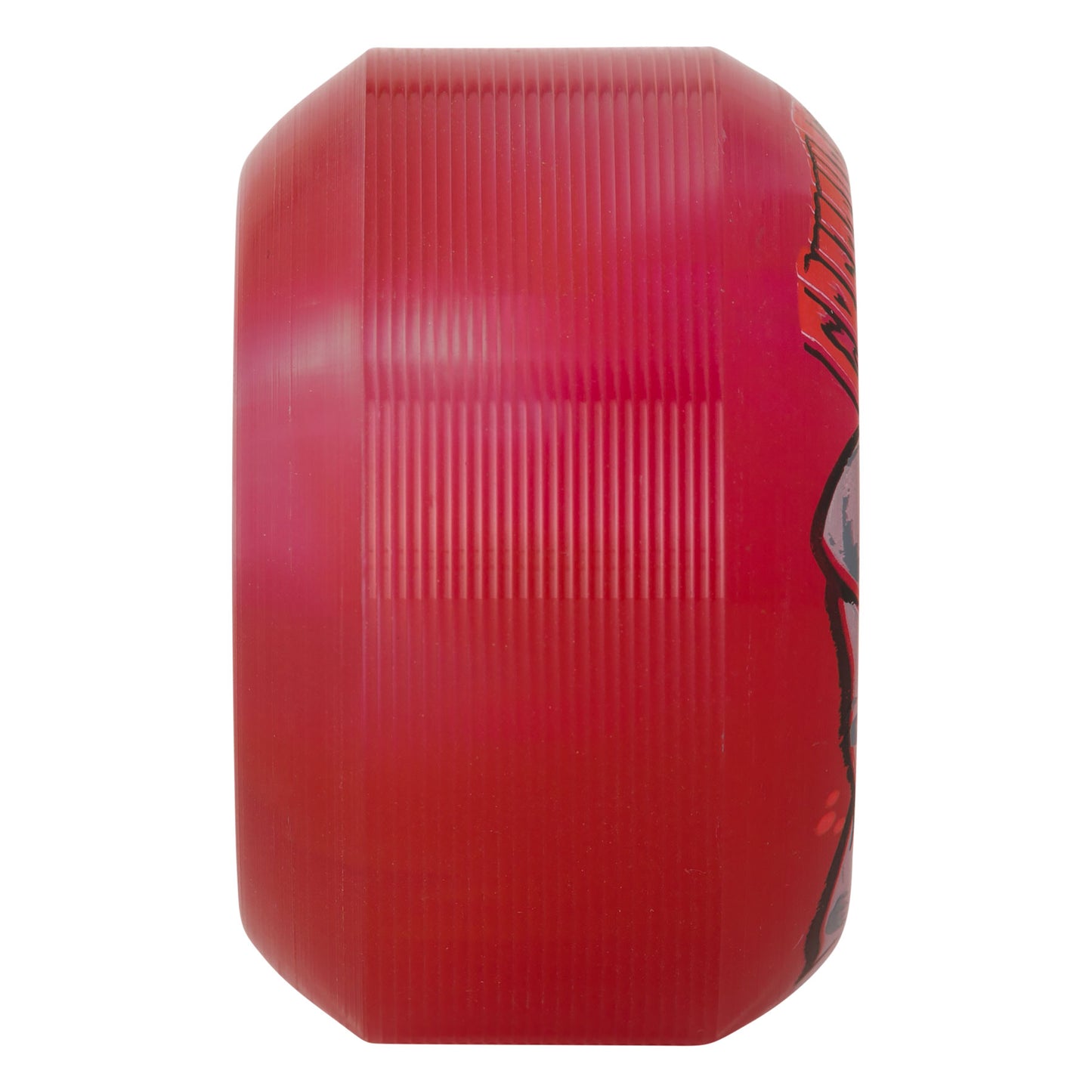 OJ Wheels 56mm 95a DNA Curbsuckers Bloodsuckers Red Clear Swirl Skateboard Wheels