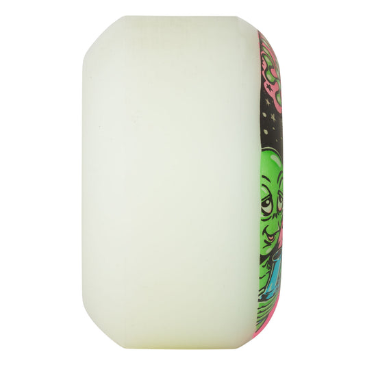 Slime Balls Wheels Saucers White 57mm 99a Skateboard Wheels (Set of 4)