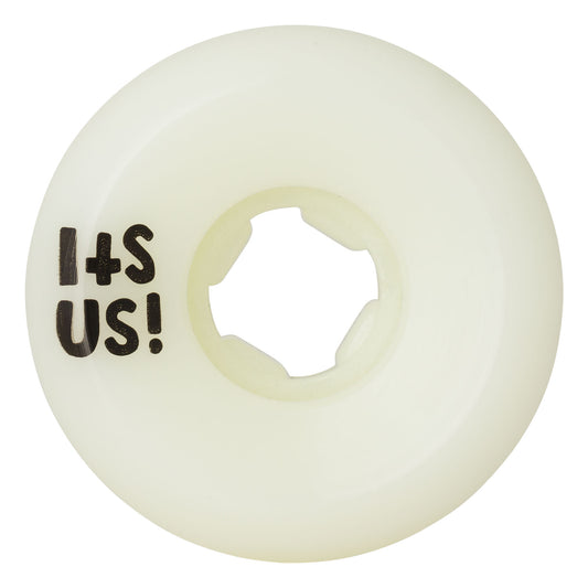 OJ Wheels 54mm 99a Milton Martinez Its Us Gold White Hardline Skate Wheels (Set of 4)