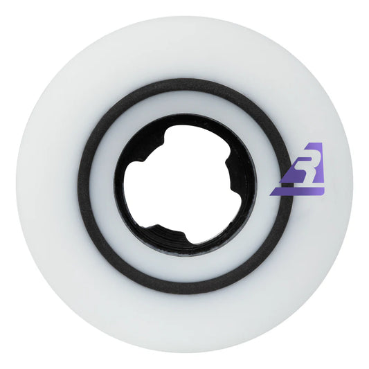 Ricta Wheels Brevard 54mm 101a Speedrings White Wide Skateboard Wheels