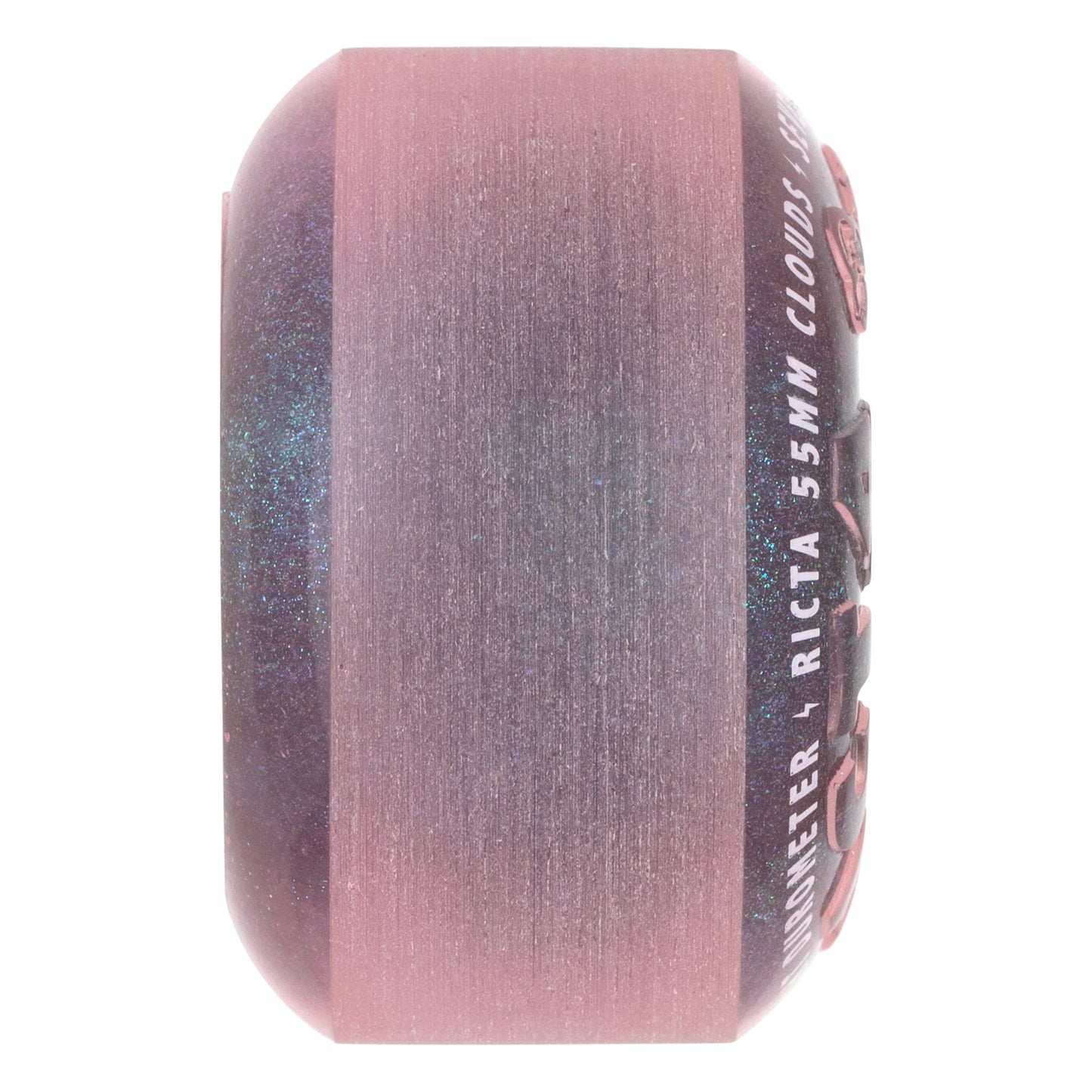 Ricta Wheels 55mm 78a Iridescent Clouds Pink Skateboard Wheels (Set of 4)