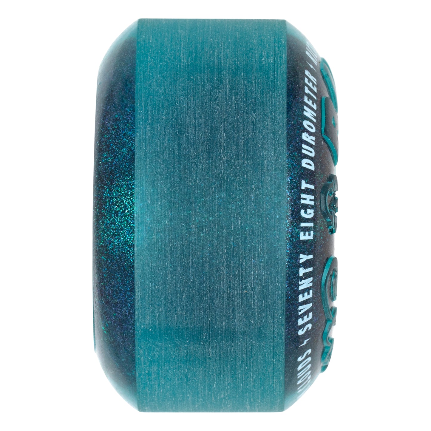 Ricta Wheels 57mm 78a Iridescent Clouds Blue Skateboard Wheels (Set of 4)