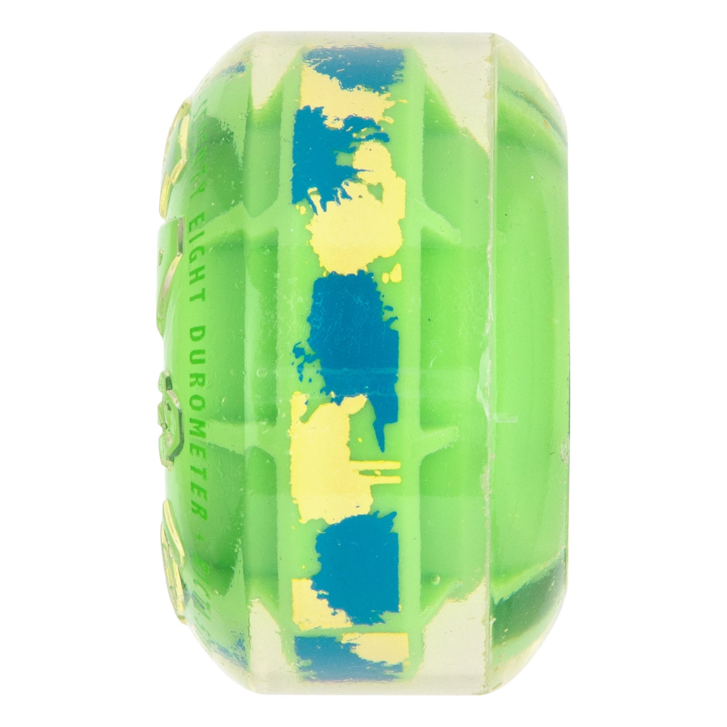 Ricta Wheels 57mm 78a Clear Splatter Clouds Camo Green Skateboard Wheels