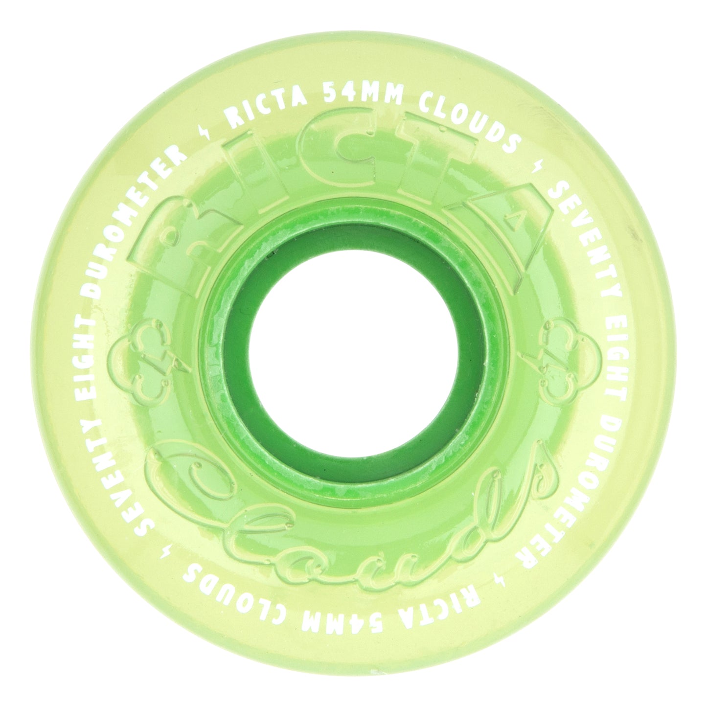Ricta Wheels 54mm 78a Mojito Clouds Yellow Skateboard Wheels