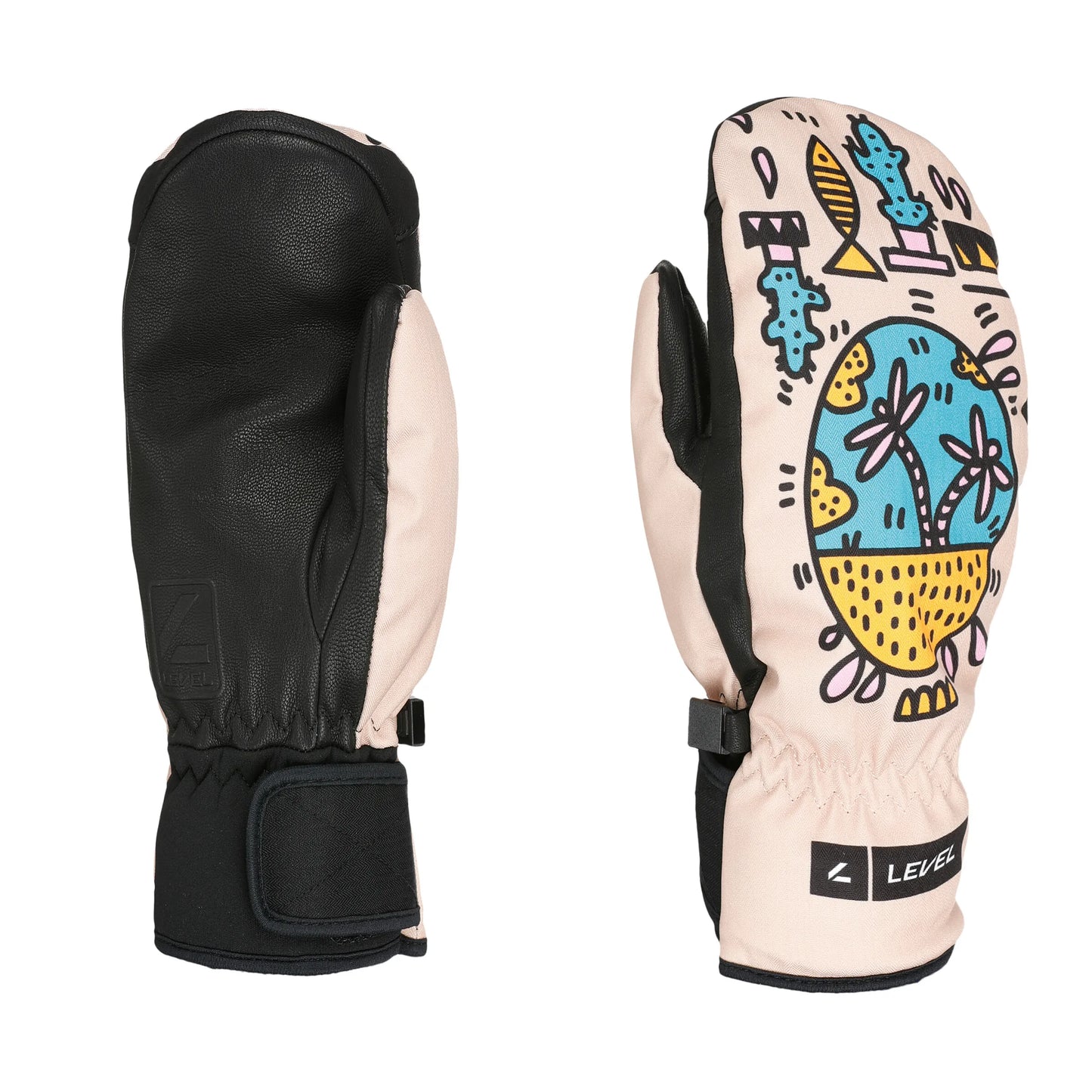 Level Gloves Vertigo Pro Ski Snowboard Mittens Tribe