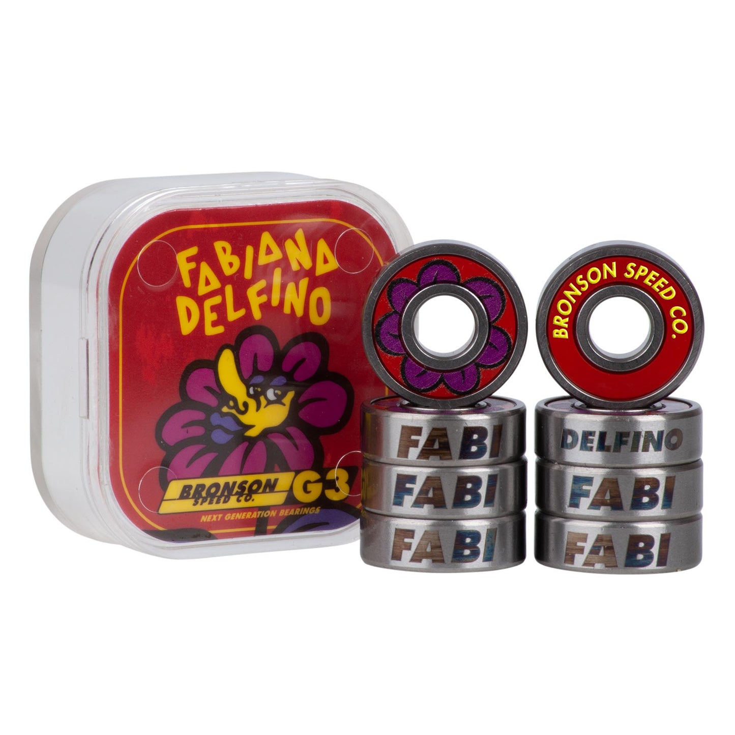 Bronson Speed Co G3 Fabiana Delfino Pro Skate Bearings