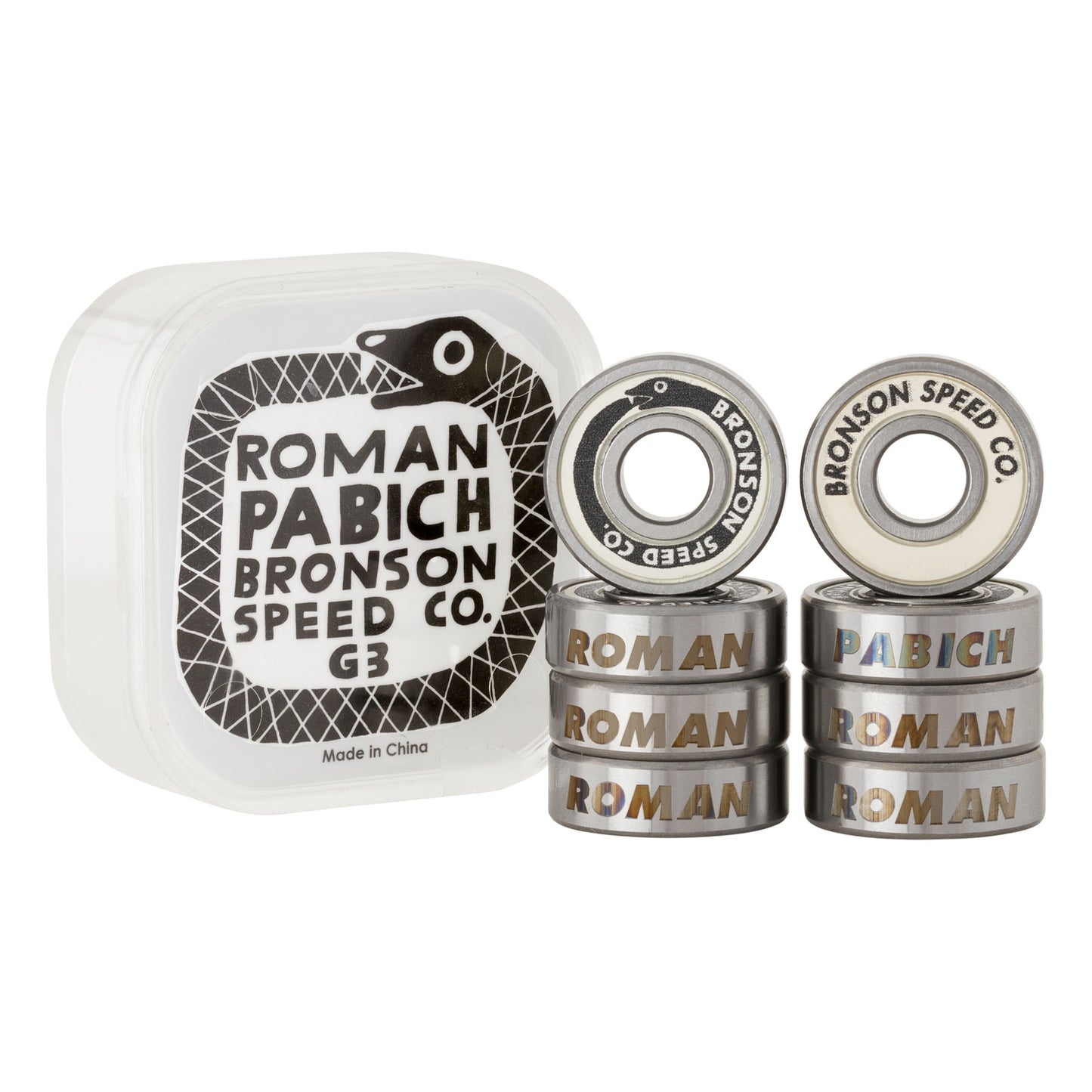 Bronson Speed Co. Roman Pabich Pro G3 Skateboard Bearings