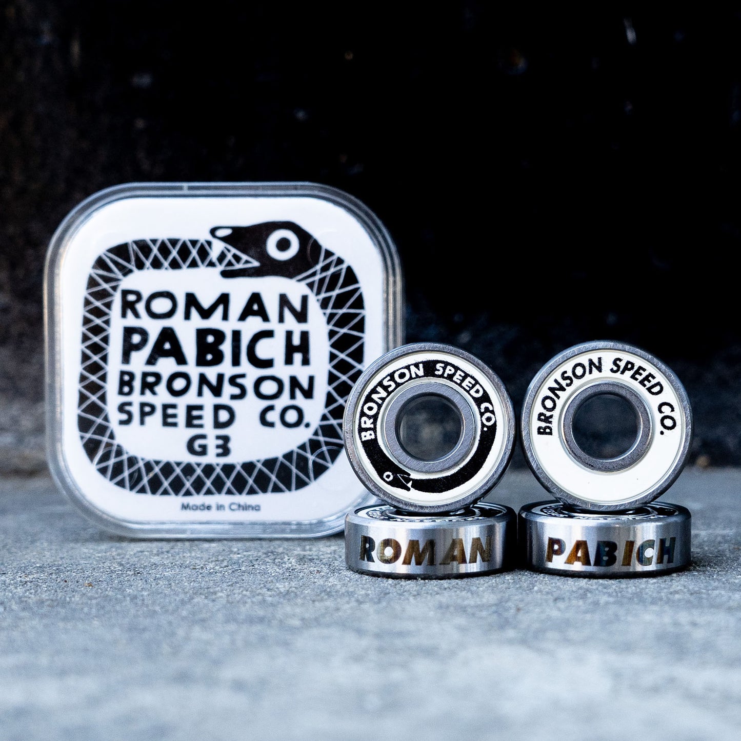 Bronson Speed Co. Roman Pabich Pro G3 Skateboard Bearings
