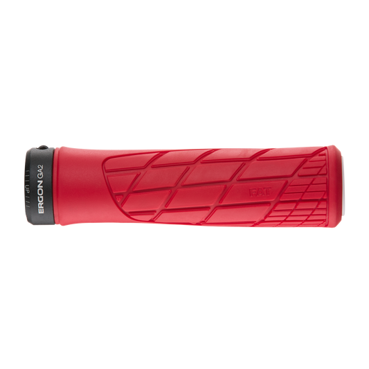 Ergon GA2 FAT Lock-On MTB Bicycle Grips Risky Red