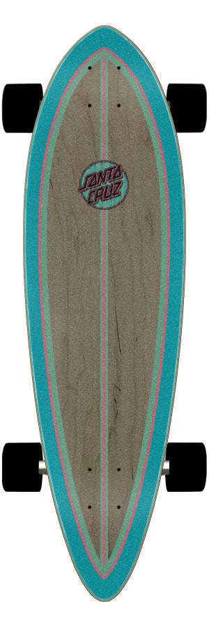 Santa Cruz Cabana Dot 9.20in x 33in Pintail Longboard Complete