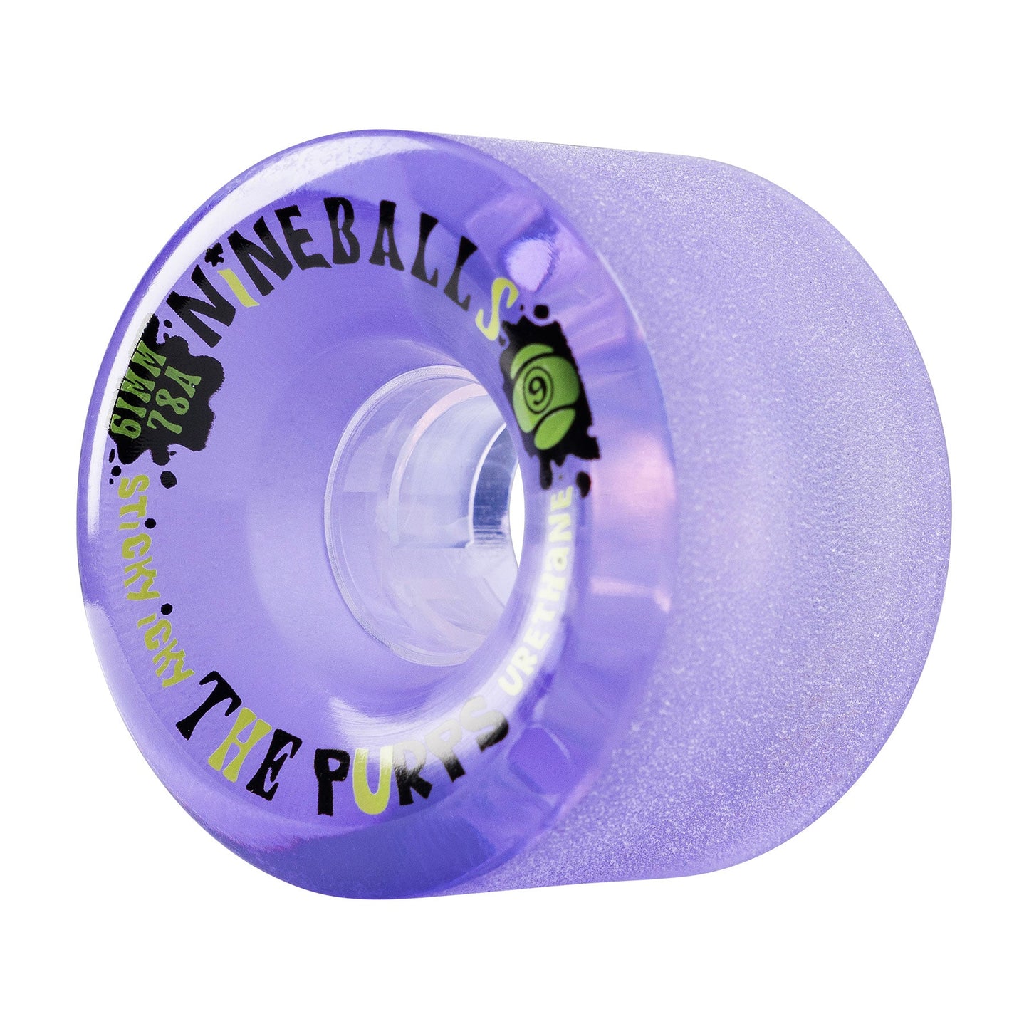 Sector 9 61mm 78a Nineballs Longboard Wheels Purple