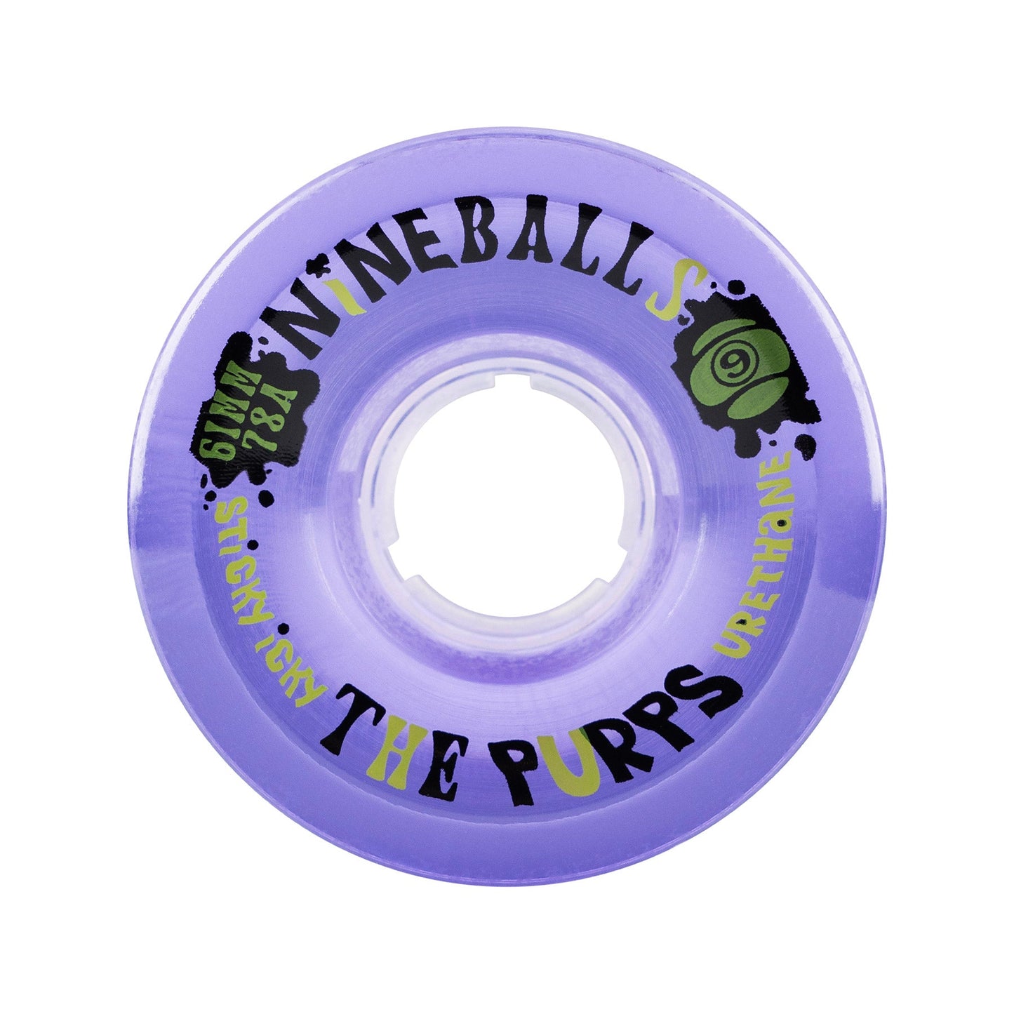 Sector 9 61mm 78a Nineballs Longboard Wheels Purple