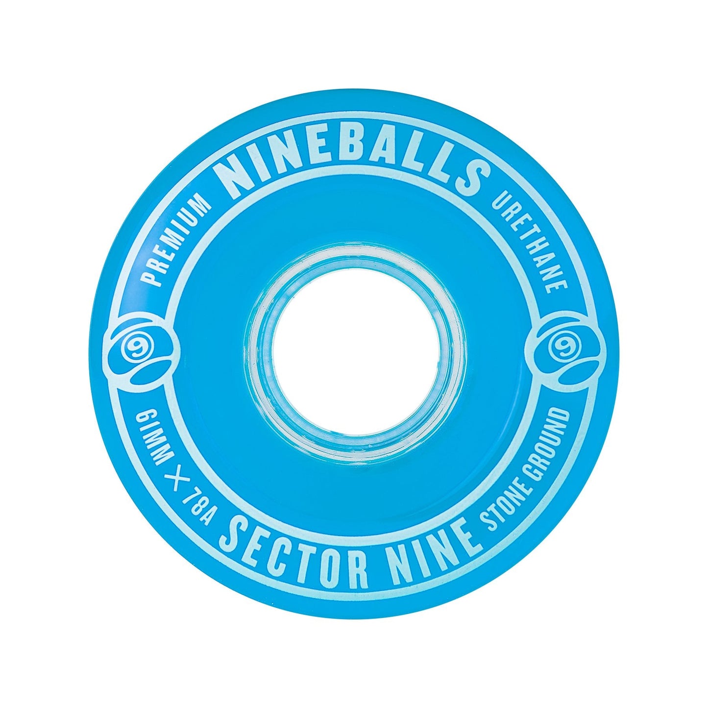 Sector 9 61mm 78a Nineballs Longboard Wheels Blue