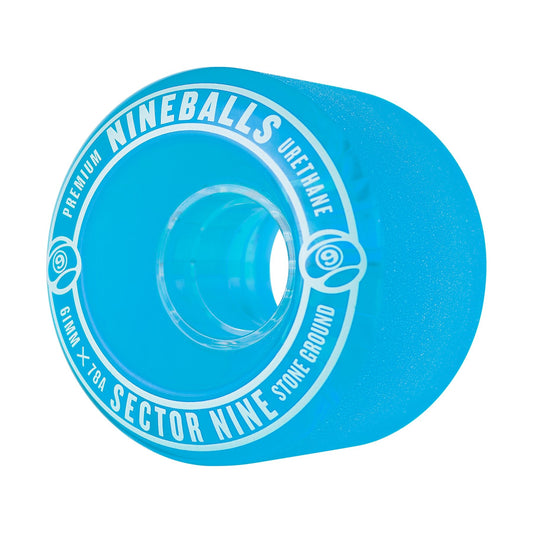 Sector 9 61mm 78a Nineballs Longboard Wheels Blue