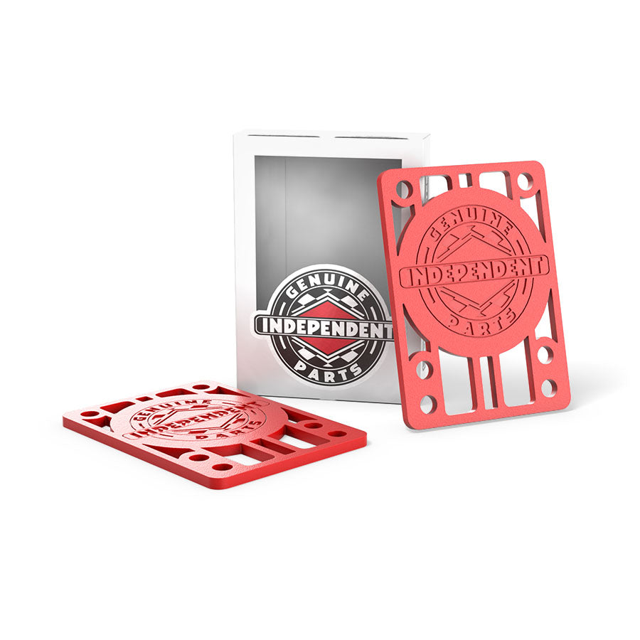 Independent Genuine Parts 1/8 in Risers Red